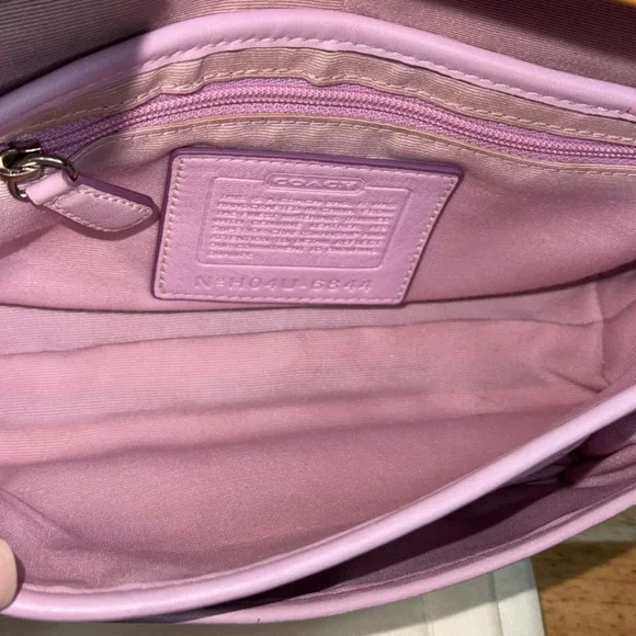 Coach Pink and Tan Crossbody Bag - Picture 9 of 16